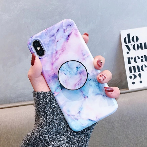 Accessories - NEW iPhone Max/XR/X/XS/7/8/Plus Marble W/ Holder